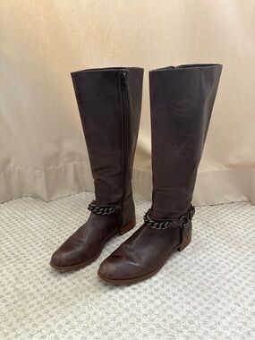 Coach Leather Boot